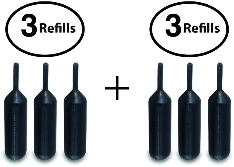 Vantamo Identity Theft Protection Roller Stamps Refills - Refills for Confidential Roller Stamp, Anti Theft, Privacy & Security Stamp, Designed for ID Blackout Security - 6 Refills - Image 1